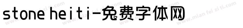 stone heiti字体转换